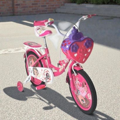 صورة دراجة هوائية تصميم بناتي ناعم 16 انش